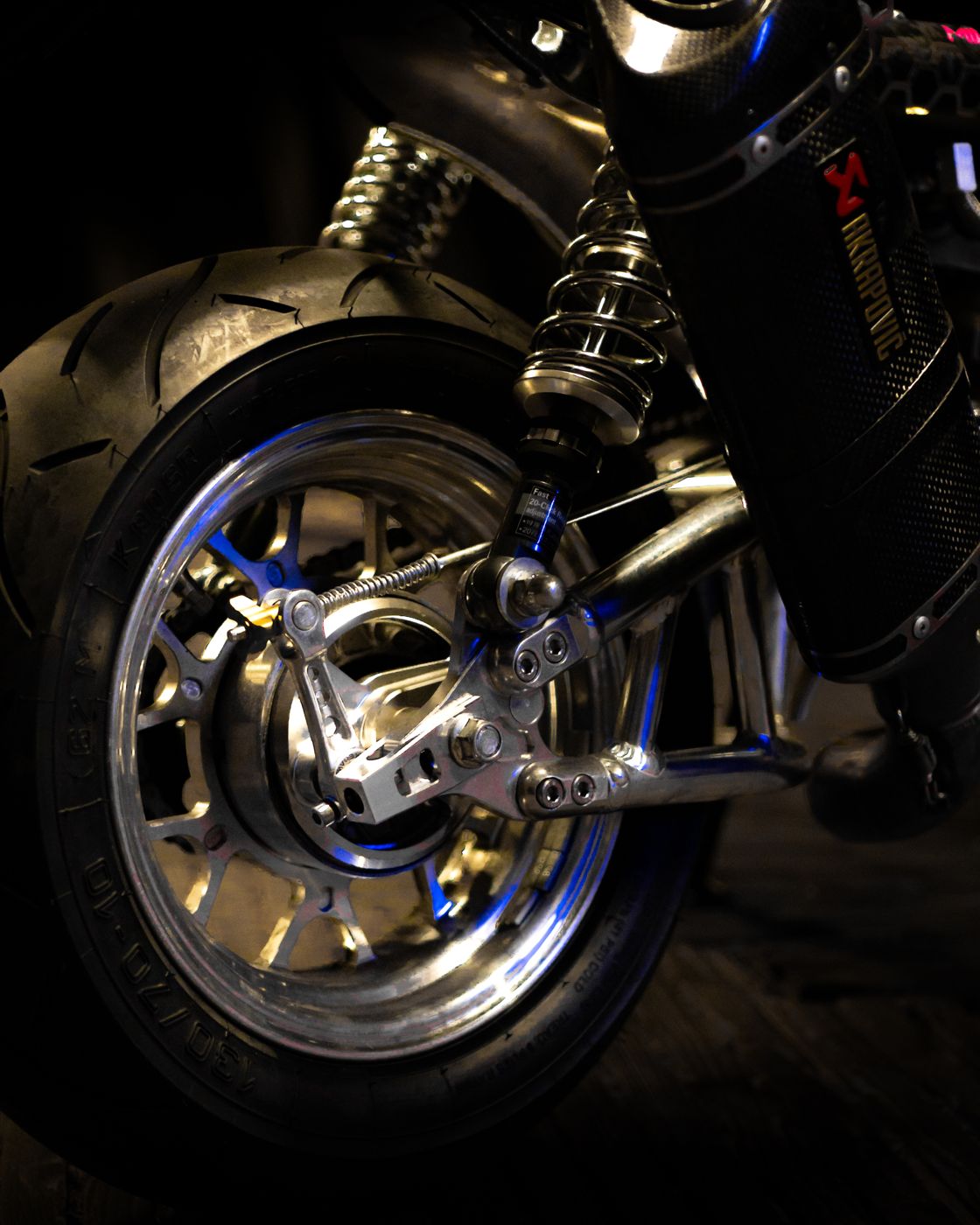 KEPSPEED part on a minibike