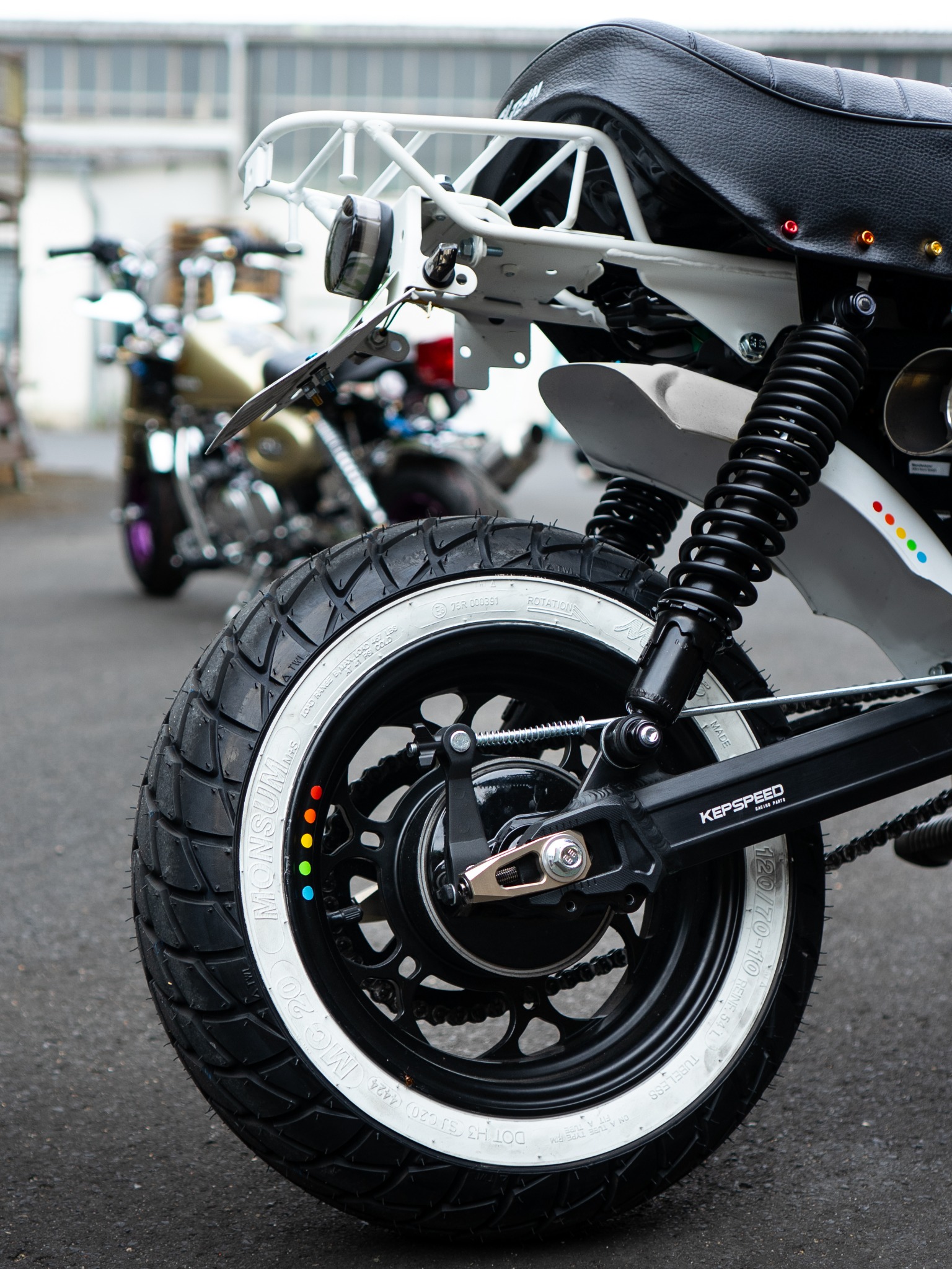 KEPSPEED Schwinge an einem Minibike